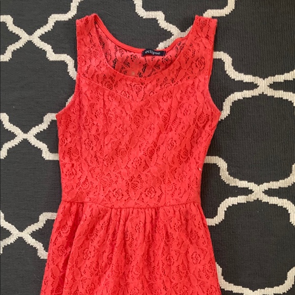 Beautiful coral/orange eclipse dress - Picture 1 of 3